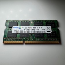 Samsung 2GB DDR3 Laptop RAM PC3-8500S 1066MHz SODIMM M471B5673FH0-CF8 Memory picture