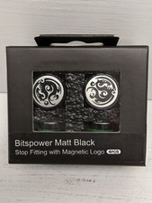 Bitspower Matt Black Stop Fitting with Magnetic Logo (4PCS) - New Factory Sealed picture