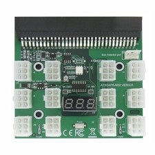 1pcs PCI-E 12x6 Pin Power Supply Breakout Board Adapter Converter 12V new picture