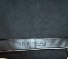 Kenneth Cole NY Black NWOT breifcase Messenger Laptop Bag, VTG Unisex  picture