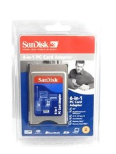 SanDisk 6-in-1 PC Card Adapter SDAD-67-A10 -  picture