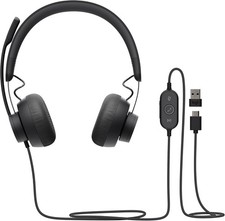 Logitech Zone Wired Noise Cancelling Headset - Graphite | MS Teams Certified picture