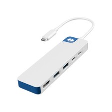 Hyper - HyperDrive Flex 5 Port USB-C Hub - Blue - 4K HDMI - HD4101 picture