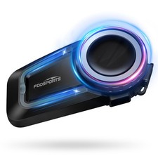 Fodsports FX7 10-Rider Mesh Motorcycle Bluetooth Headset, Hand-Free APP Contr... picture