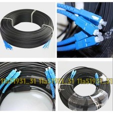 1PC 250M Outdoor SC-SC Duplex FTTH Drop Patch Cord G657 Fiber Optic Cable Jumper picture