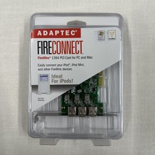 ADAPTEC FIRECONNECT 3-Port FireWire Card for Desktop PC & Mac AFW-4300CS Kit picture