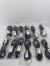 Qty 12 OEM Genuine Dell DP/N 05120P 3-Prong AC Power Cord Adapter Cable Black picture