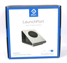 iPort 70141 LaunchPort iPad Wireless Charging System Base Station Silver w635 picture