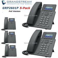 5 Grandstream GRP2601P 2-Line 2 SIP Office Phone PoE Bundle Lot picture