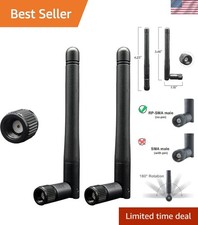 Versatile Dual Band WiFi Antenna RP-SMA Male - Improve Connection Stability picture
