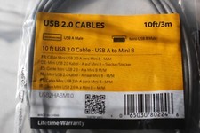 BOGO Free StarTech USB2HAB10F 10 FT USB 2.0 Cable USB A Male-USB B Male E Box 33 picture