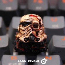 Star Wars Storm Skull-Themed Keycaps Fun Keycap Desktop Ornament Cross-Axis Gift picture