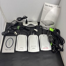 Lot Of Smartdisk Firelite External Storage Plus Cords And More Untested (A3) picture