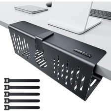 Durable Alloy Steel Under Desk Cable Management Tray - Easy Installation picture