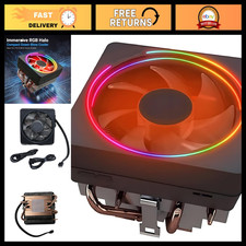 High-Performance CPU Cooler with RGB, 95mm Fan, Copper Base, AMD AM5/AM4/AM3 Com picture