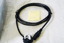 Qty 20 8.20' (2.50m) Power Cord Black BS1363A To IEC 320-C13 H05VV-F P/N Q138-ND picture