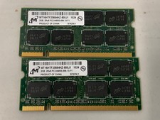 Micron 4GB (2x 2GB) DDR2 800MHz PC2-6400S Laptop RAM MT16HTF25664HZ-800J1 Memory picture