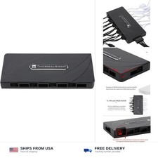 8-Port ARGB PWM Fan Hub Controller 12V Cable Management System picture