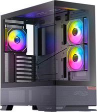 Aqua 6 Infinity, ATX PC Case, 3 × 120mm Infinity ARGB PWM Fans Pre-Installed picture