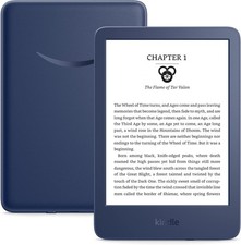 NEW Amazon Kindle 16GB 11th Gen Ultra Compact Extended Battery - RARE Denim BLUE picture
