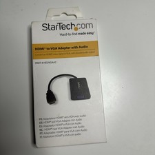 Startech HDMI to VGA Video Adapter Converter with Audio for Desktop HD2VGAA2 picture