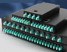 Fiber Optic Patch Panel Cabinet Rack Drawing 8 12 24 48 core LC Adapter Pigtails picture