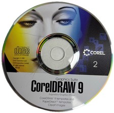 COREL DRAW 9 GRAPHICS SUITE CD—DISK TWO ONLY—SHIPS IN 24 HOURS— picture