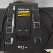 CyberPower 1000VA AVR UPS 12-Outlets Battery Backup Surge Protection Black picture