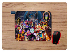 DISNEY VILLAINS PC LAPTOP DESK MAT MOUSE PAD HOME SCHOOL OFFICE GIFT  picture