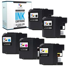 5PK Compatible LC203 XL Ink Cartridge fits Brother MFC-J485DW J880DW J5620DW picture