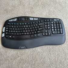 Logitech K350 Y-R0053 Ergonomic Comfort Wave Wireless Keyboard - No Dongle picture