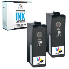 CMYi 2PK Replacement 150XLBK Ink Cartridge for Lexmark Pro715 Pro915 S310 S515 picture