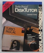 Turbo Pascal DiskTutor with 3 Disks - Bolrand-Osborne 1990 picture