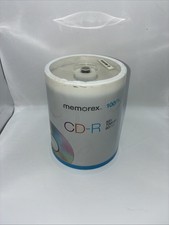 *Brand NEW* Memorex CD-R 100 Pack 52X 700MB 80Min Digital Media Factory Sealed picture