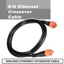 Replacement for Lowrance Ethernet Cable with 5 Pin Yellow Plugs 6Ft 000-0127-51 picture