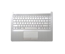 For HP 14-DK 14-CF 14S-CR DP 14Z-DK TPN-I130 135 Palmrest Upper Case  Backlit KB picture