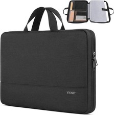14 Inch Laptop Sleeve Case, Slim TSA Laptop Cover with Handle for Protection picture