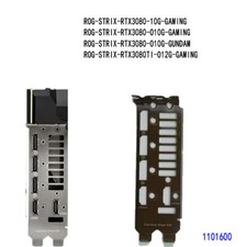 1pcs ROG-STRIX-RTX3080-10G-GAMING FOR ASUS IO I/O SHIELD Back Plate BackPlate picture