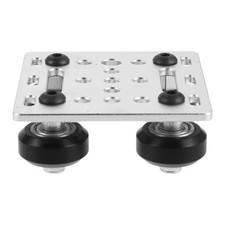 Durable Metal Gantry Plate with V Wheels for 3D Printer Smooth Sliding Silver picture