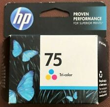 NEW IN BOX Genuine HP 75 Tri-Color Ink Cartridge CB337WN140 Dated Sep/Dec 2018 picture