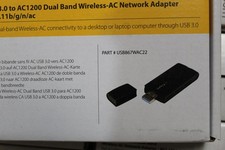 StarTech USB867WAC22 USB 3.0 AC1200 Dual Band Wireless-AC Network Adapter NEW picture