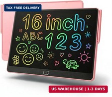 16 Inch Large LCD Writing Tablet for Kids, Colorful Reusable Electronic Doodle B picture