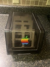 Vintage Apple 5.25” Floppy Disc Storage Case Flip N File With Orig Apple Logo picture