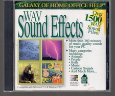 WAV Sound Effects PC CD Animals People Bells Music Cartton Sounds Best Deal L@@K picture