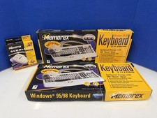 NIB Memorex Windows 95/98 Computer Keyboard TS1000 ~X2 & Mouse picture