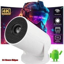HY300 Mini Projector 4K Android 11 WiFi6 BT5 Portable 150