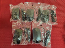 LOT 5  NEW Dell MS116 Mouse Wired USB Standard Optical Scrollwheel Black picture