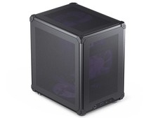 C6 Black Mini MATX Mesh PC Case,Simple Compact Desktop Micro ATX Chassis,Uppe... picture