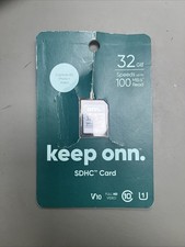 Keep Onn 32GB Class 10 U1 SDHC Flash Memory Card 100MB/S Read Speed (OPEN BOX) picture