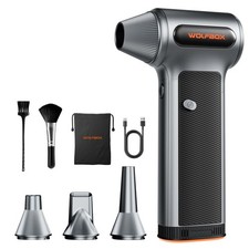WOLFBOX MF200 Compressed Air Duster with Removable Battery & 4 Nozzles, Cordl... picture